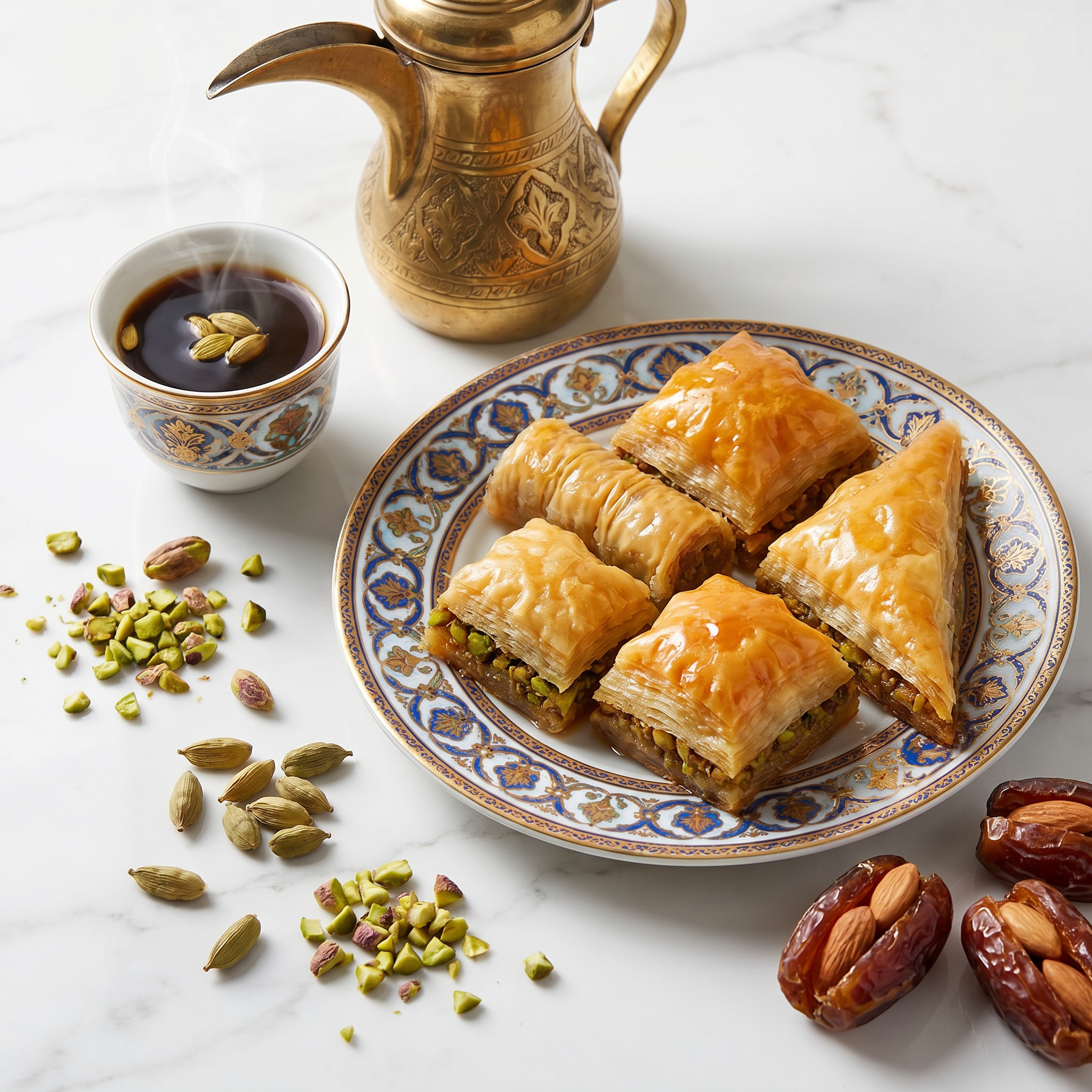 Bandeja Surtida de Baklava Árabe — 400 gr.