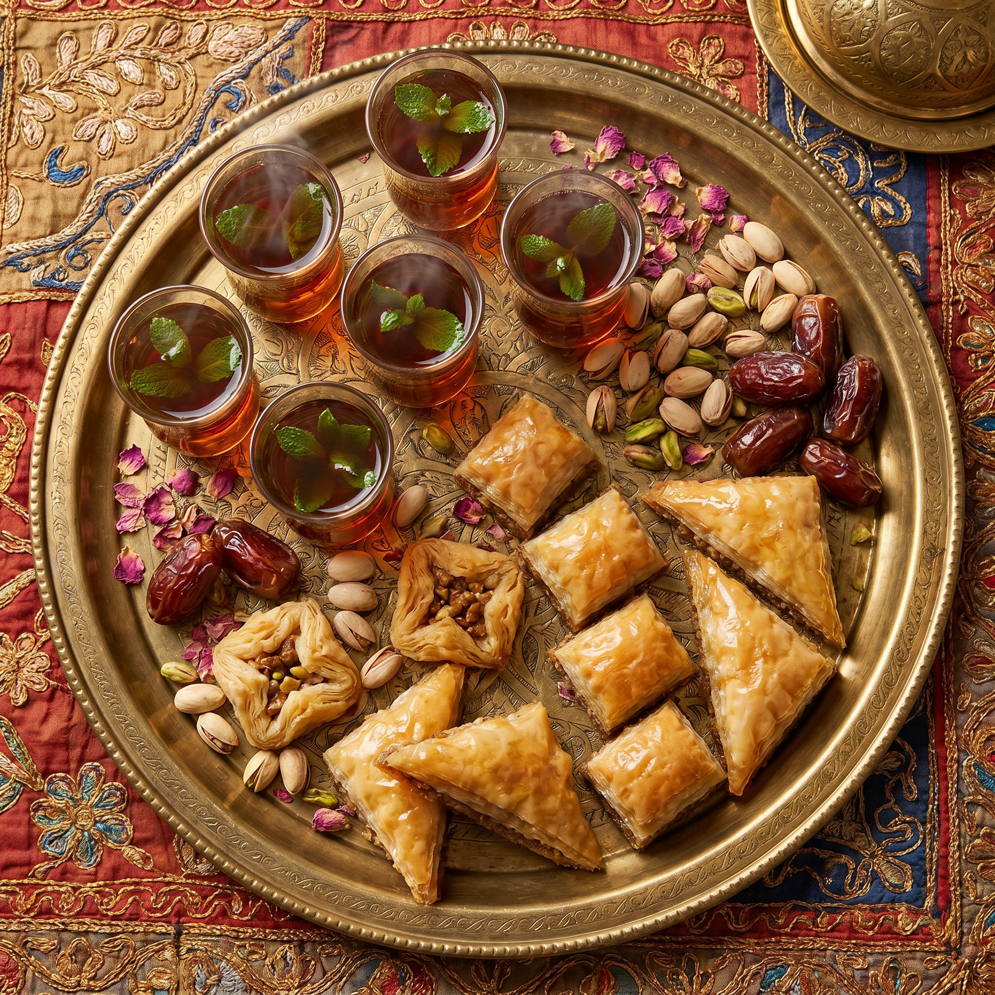 Bandeja Surtida de Baklava Árabe — 400 gr.