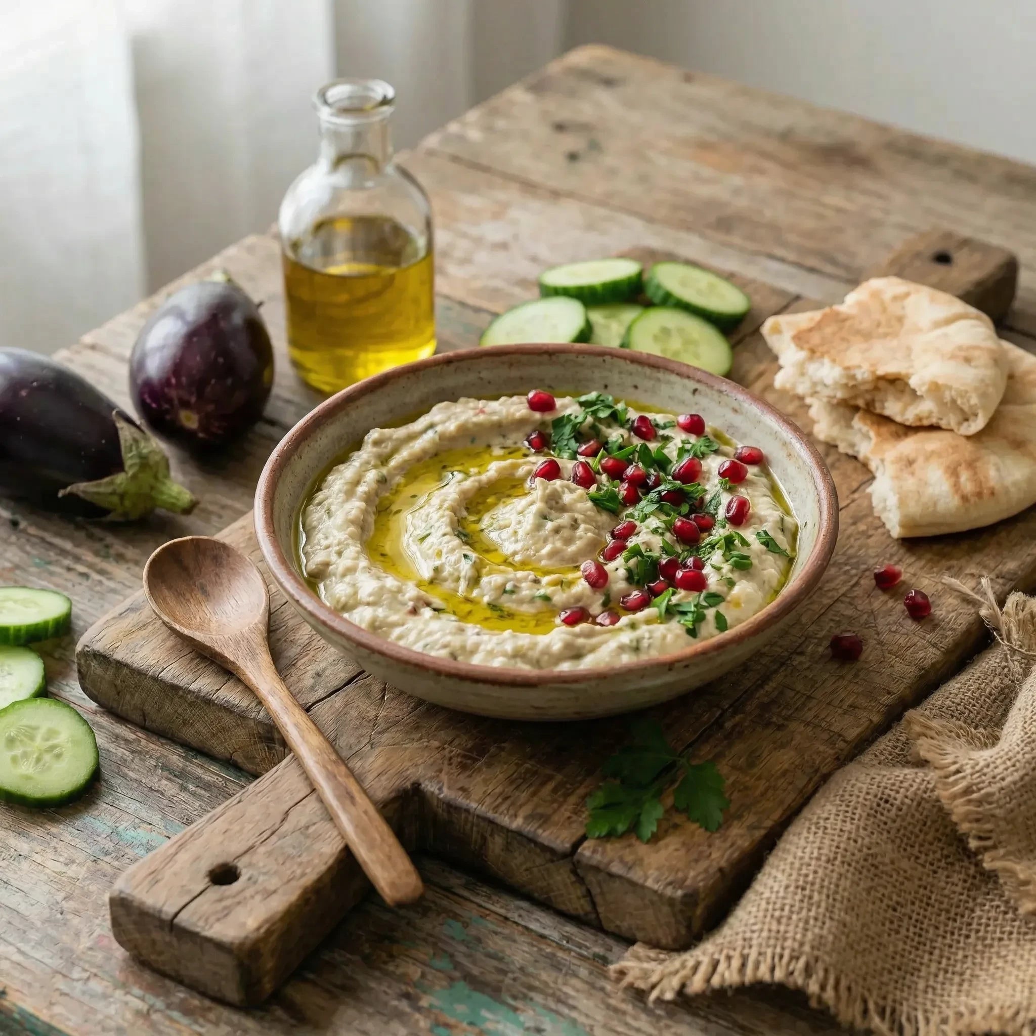 Baba Ganoush – Puré de Berenjena con Tahini Four Seasons 400g