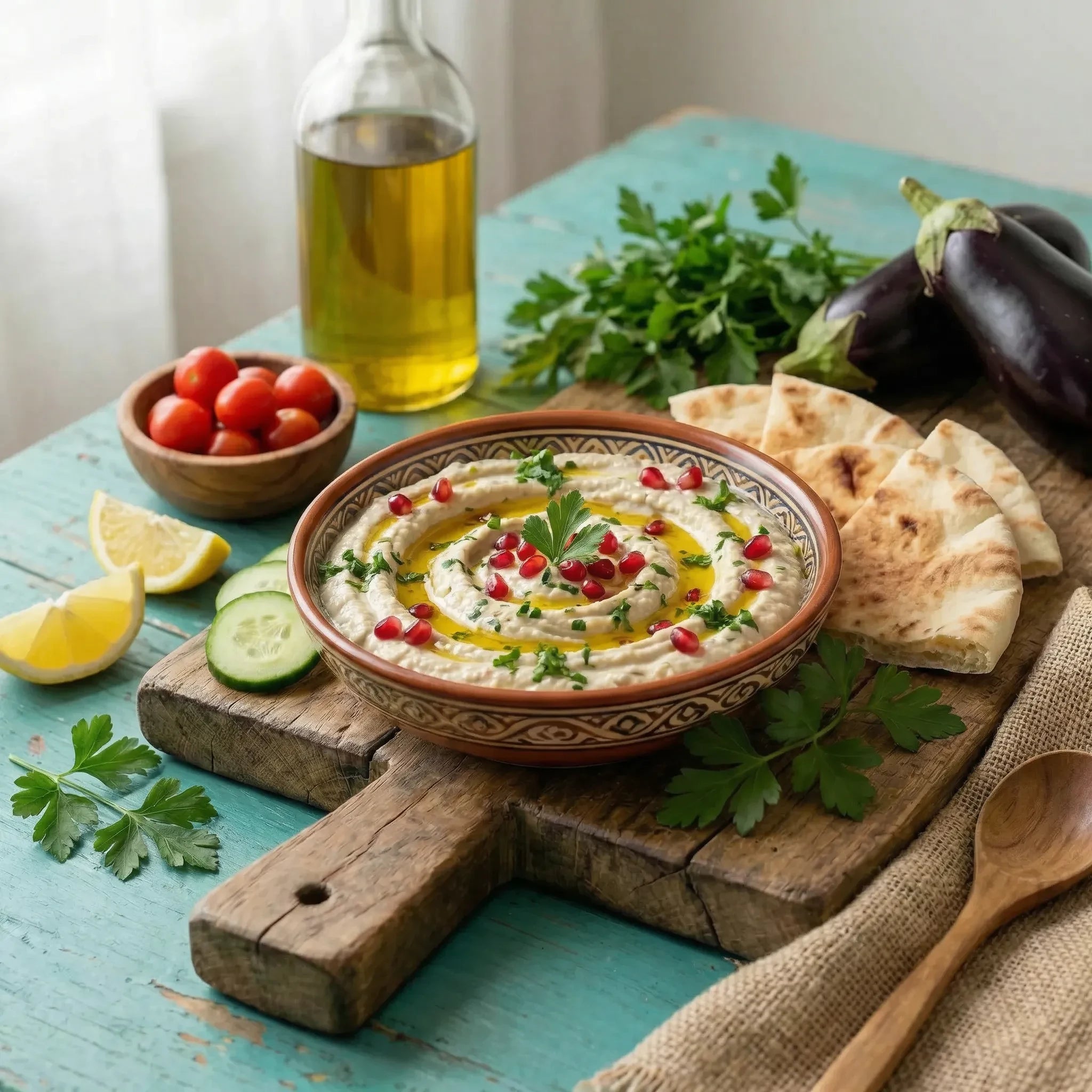 Baba Ganoush – Puré de Berenjena con Tahini Four Seasons 400g