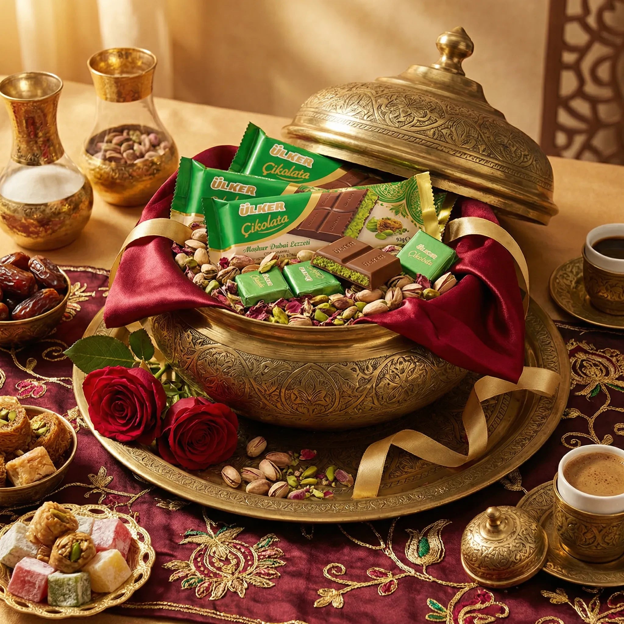 Chocolate Dubái Ülker – Kadayif con Pistacho 93g