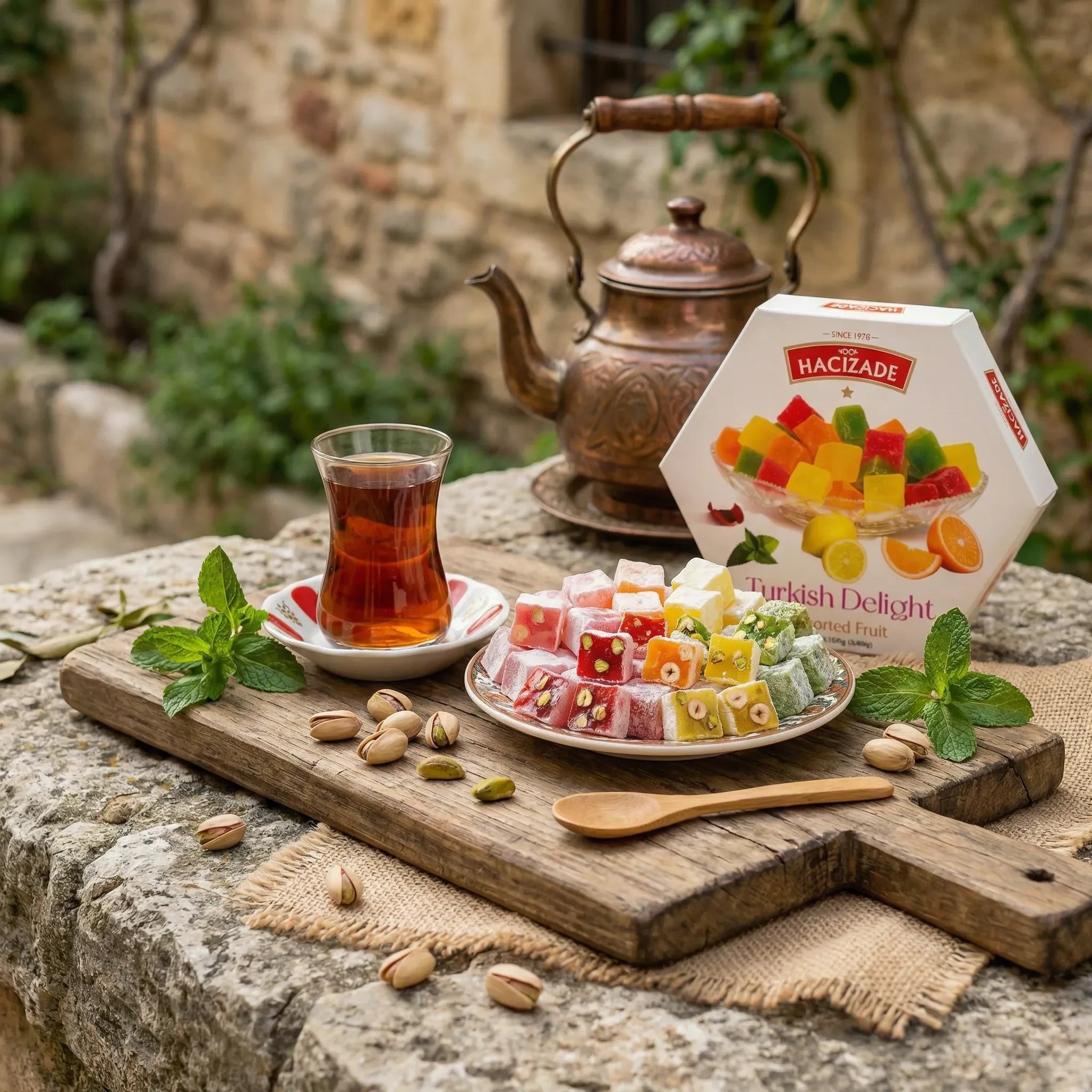 Turkish Delight Hacizade – Lokum de Frutas 250g