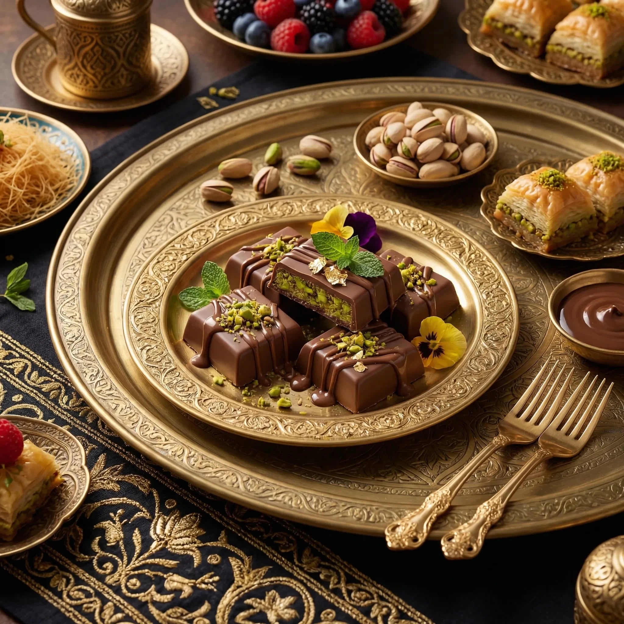 Chocolate Dubái Ülker – Kadayif con Pistacho 93g