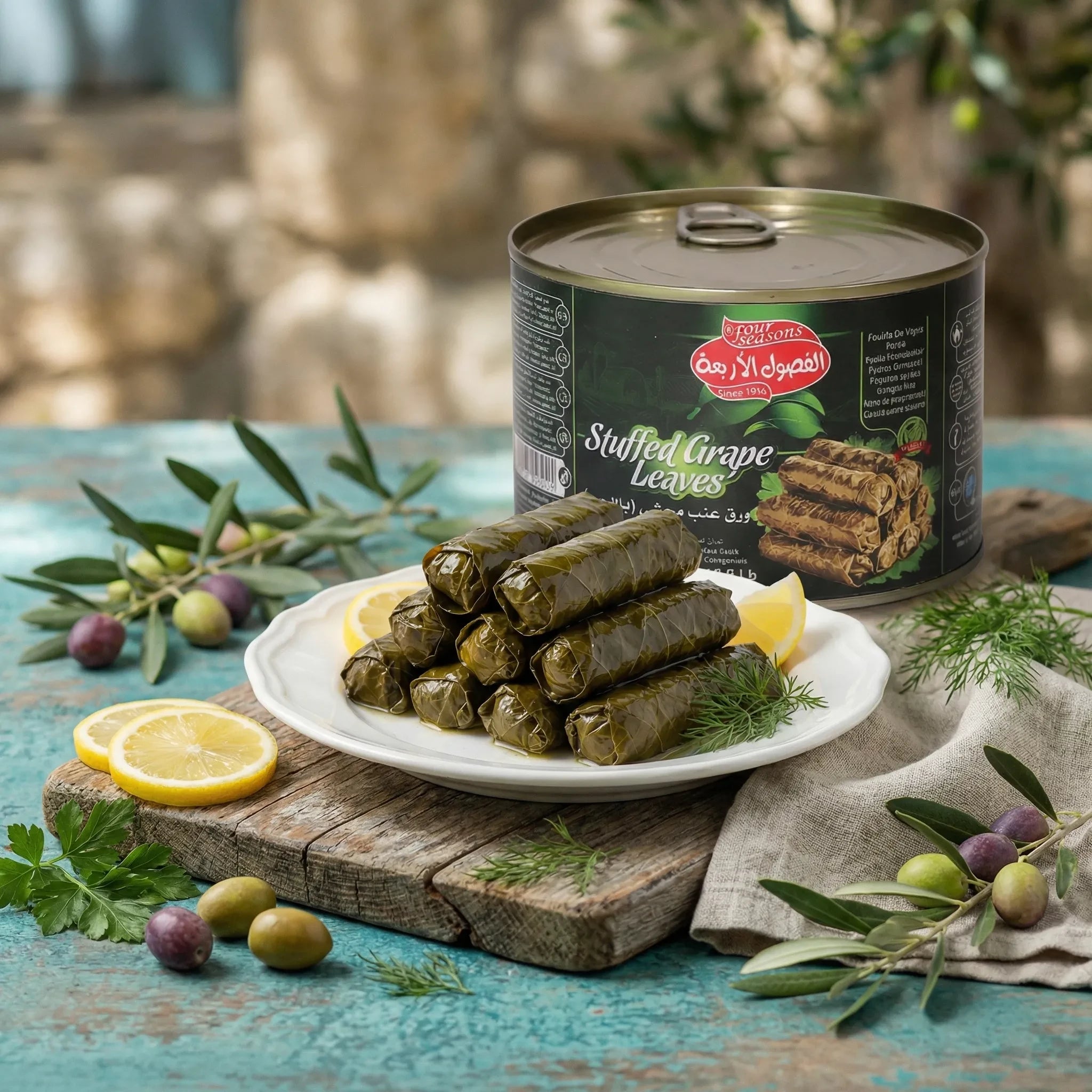Hojas de Parra Rellenas Four Seasons 400g