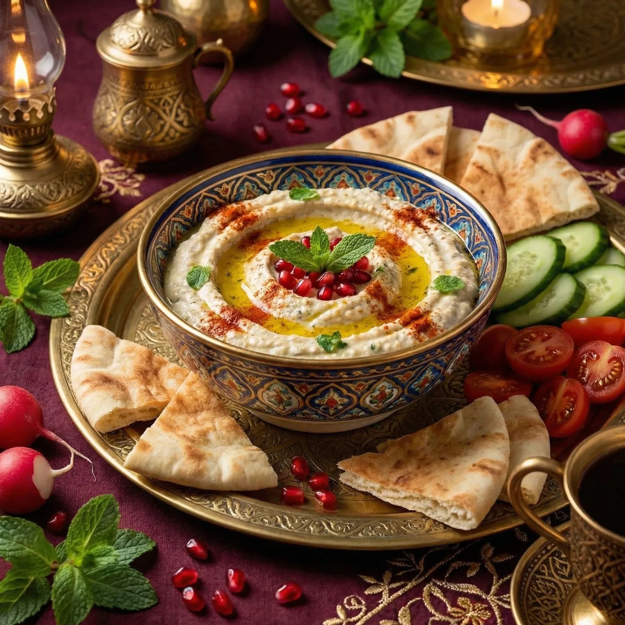 Baba Ganoush – Puré de Berenjena con Tahini Four Seasons 400g