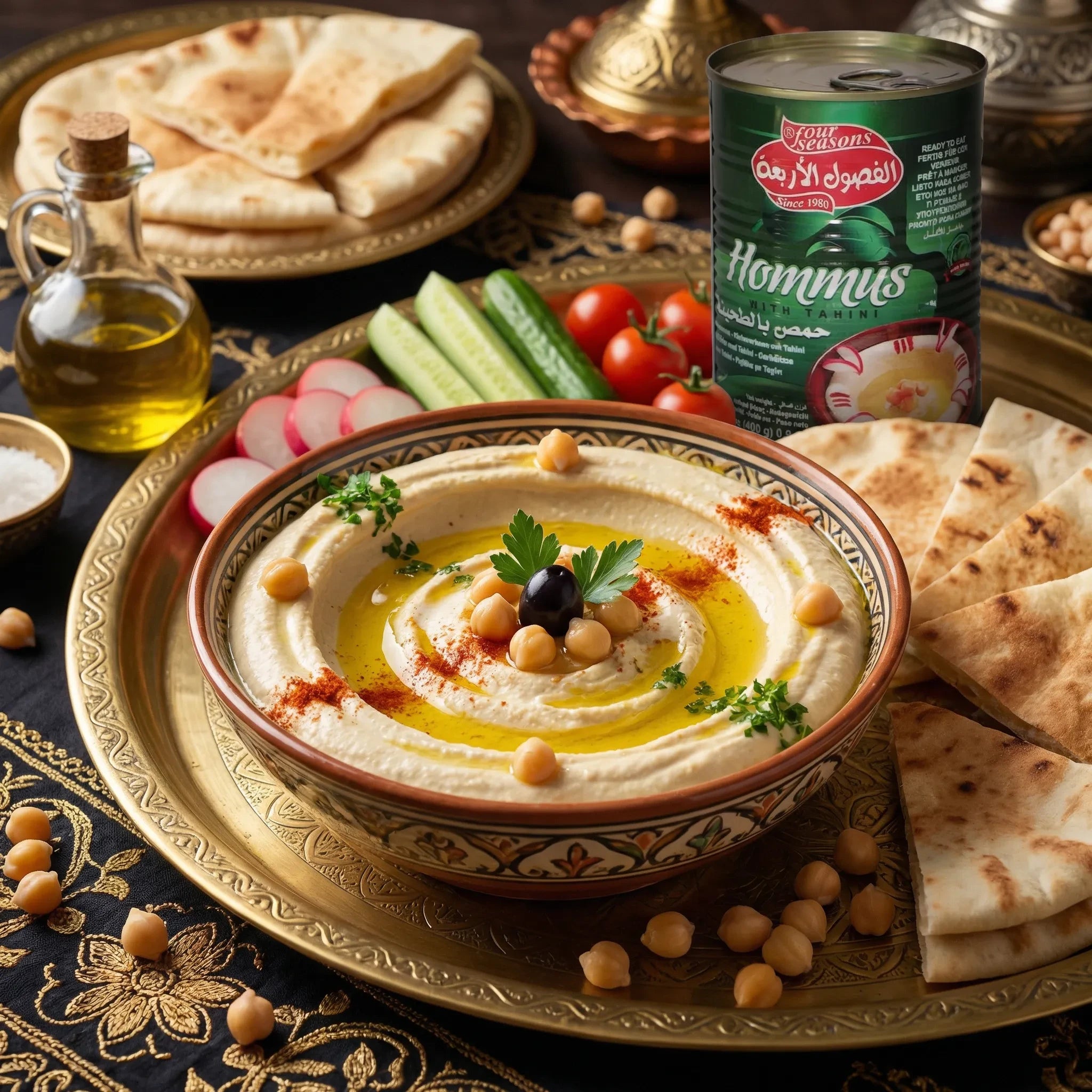 Hummus con Tahini Four Seasons 400g