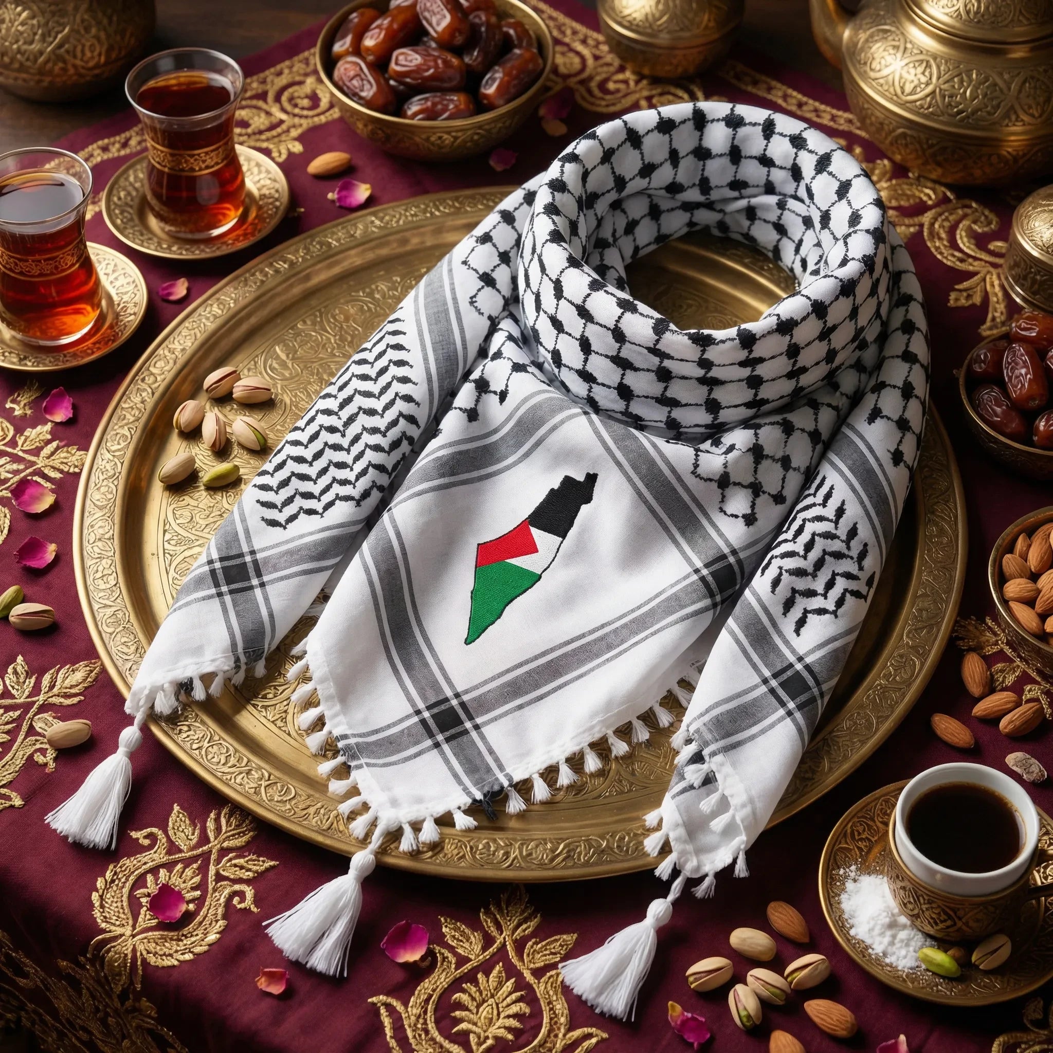 Pañuelo Kufiya (Keffiyeh) Palestina
