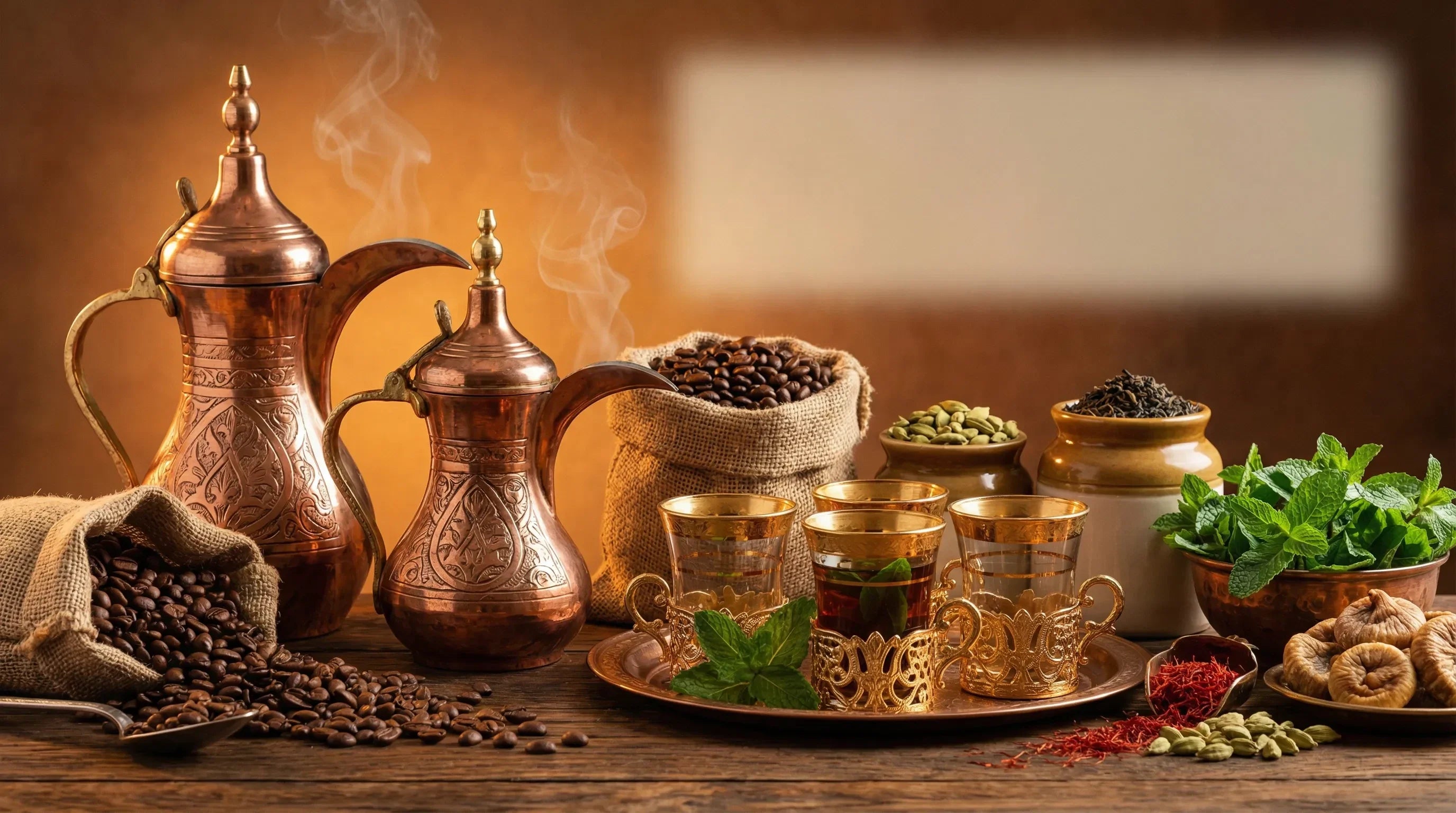 Cafés y Bebidas Árabes