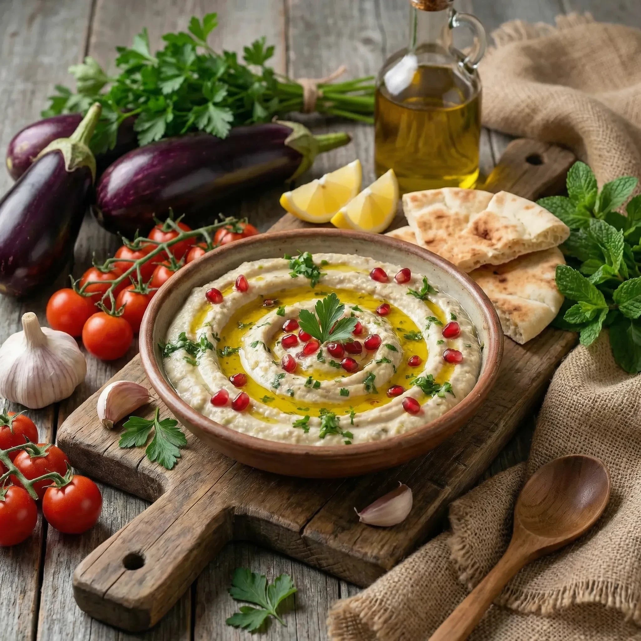 Baba Ganoush – Puré de Berenjena con Tahini Four Seasons 400g