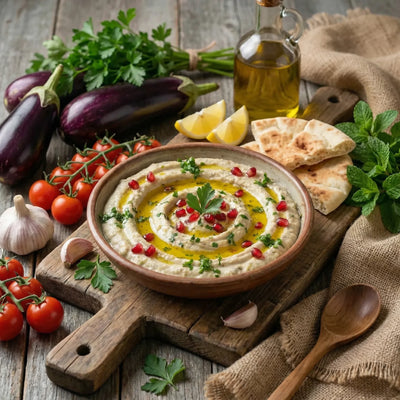 Baba Ganoush – Puré de Berenjena con Tahini Four Seasons 400g