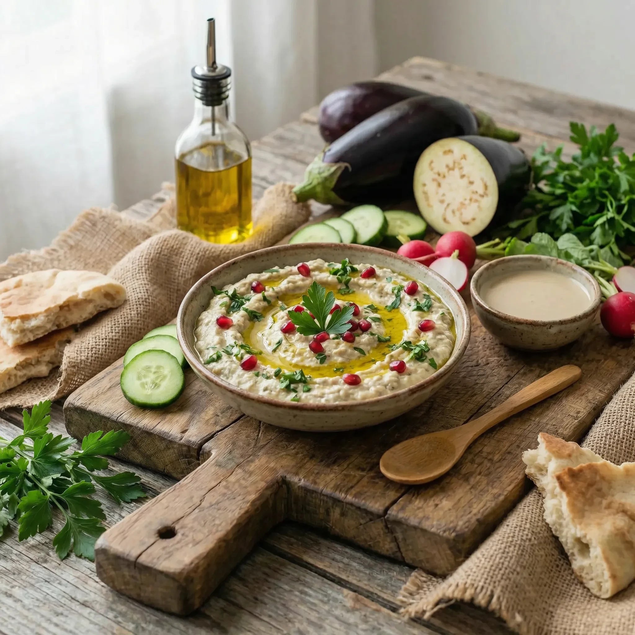Baba Ganoush – Puré de Berenjena con Tahini Four Seasons 400g