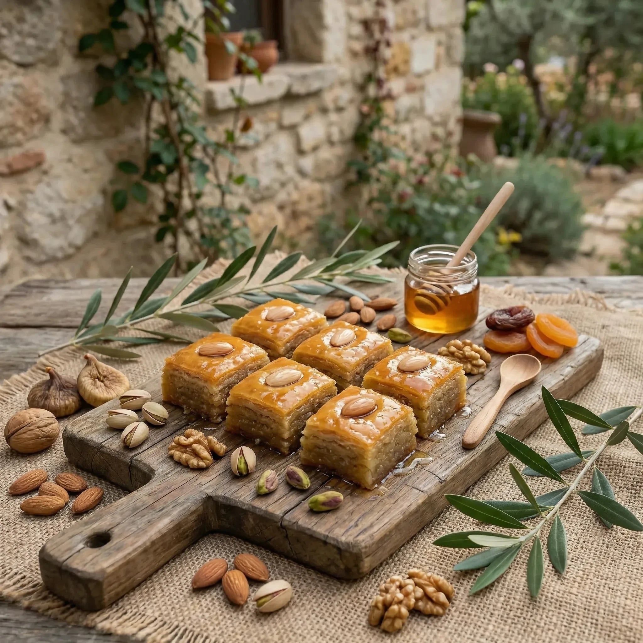 Aristelos – Pastel Árabe de Semolina con Almendras Fadi & Rami