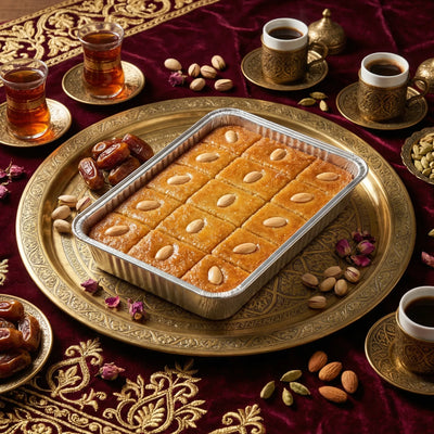 Aristelos – Pastel Árabe de Semolina con Almendras Fadi & Rami