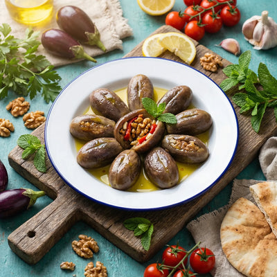 Makdous – Berenjena Rellena con Nuez Four Seasons 650g