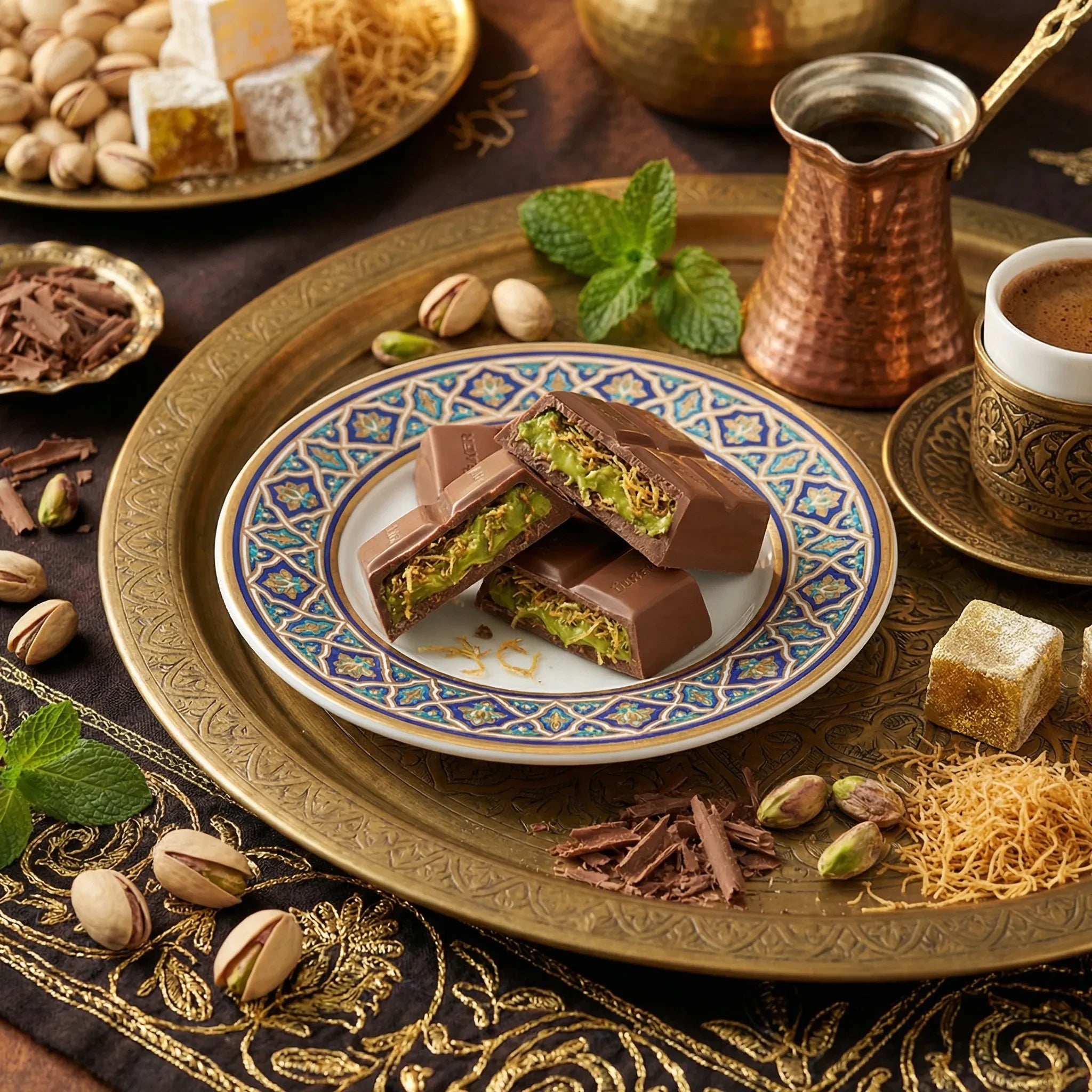 Chocolate Dubái Ülker – Kadayif con Pistacho 93g