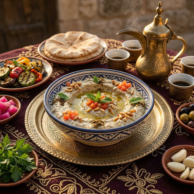 Baba Ganoush – Puré de Berenjena con Tahini Four Seasons 400g