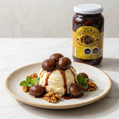 Castañas en Almíbar Tatito — Conserva Artesanal Chilena