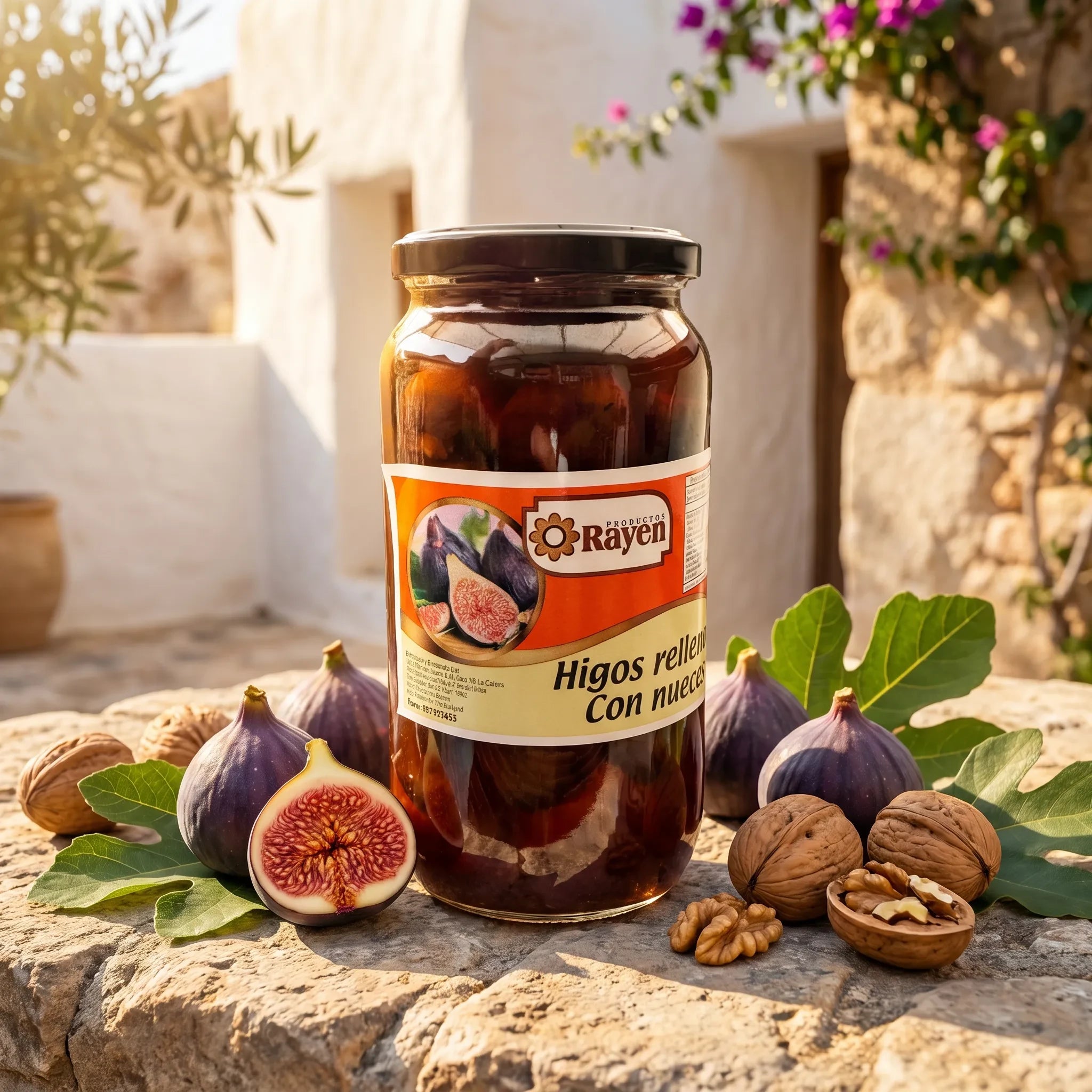 Higos Rellenos con Nueces Rayén — Conserva Artesanal