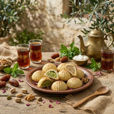 Maamoul Artesanal – Galleta Árabe Tradicional 16 unidades Fadi & Rami