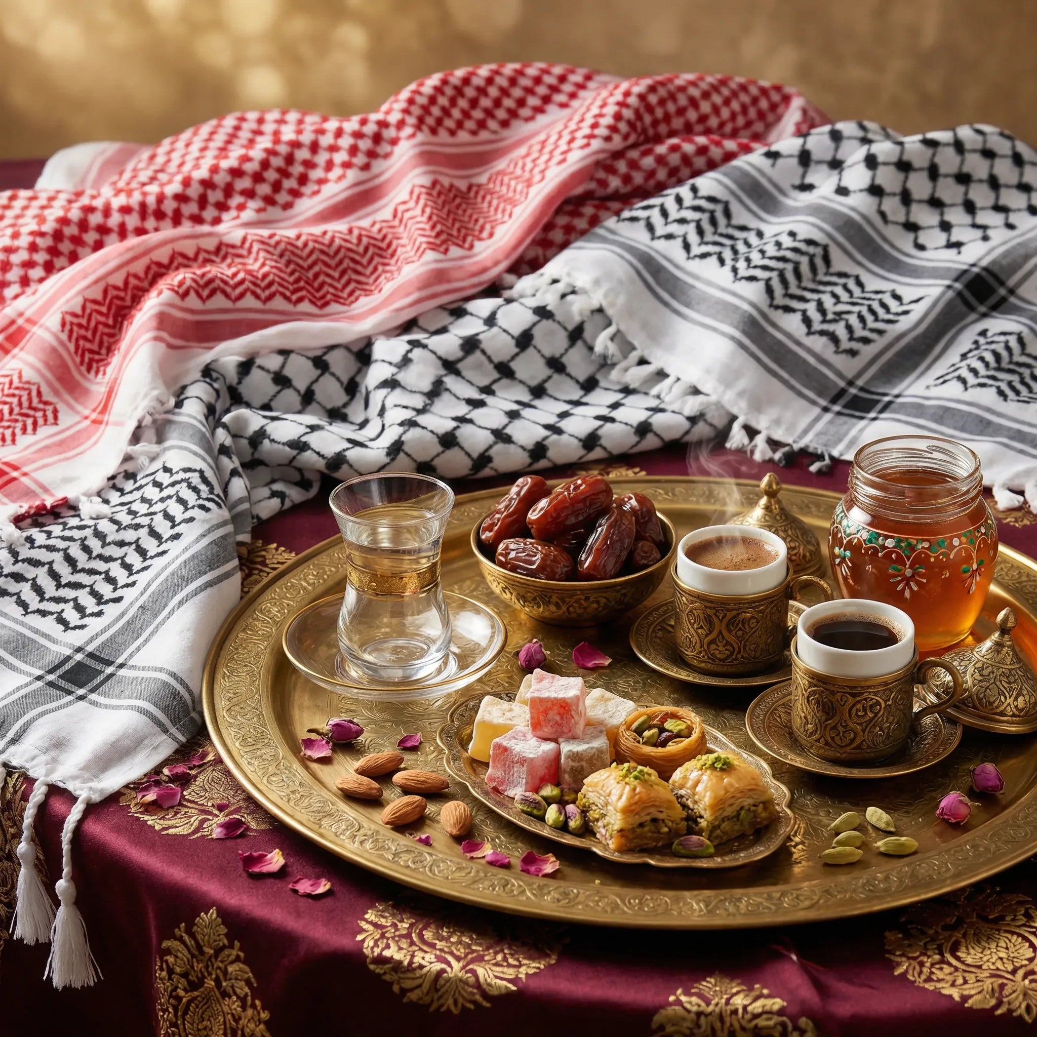 Pañuelo Kufiya (Keffiyeh) Palestina