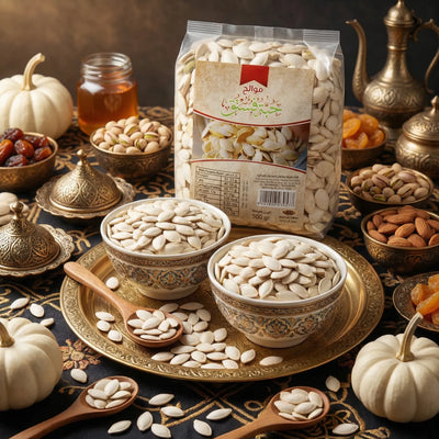 Pepas de Zapallo – White Pumpkin Seeds Habbat Fosto 500g