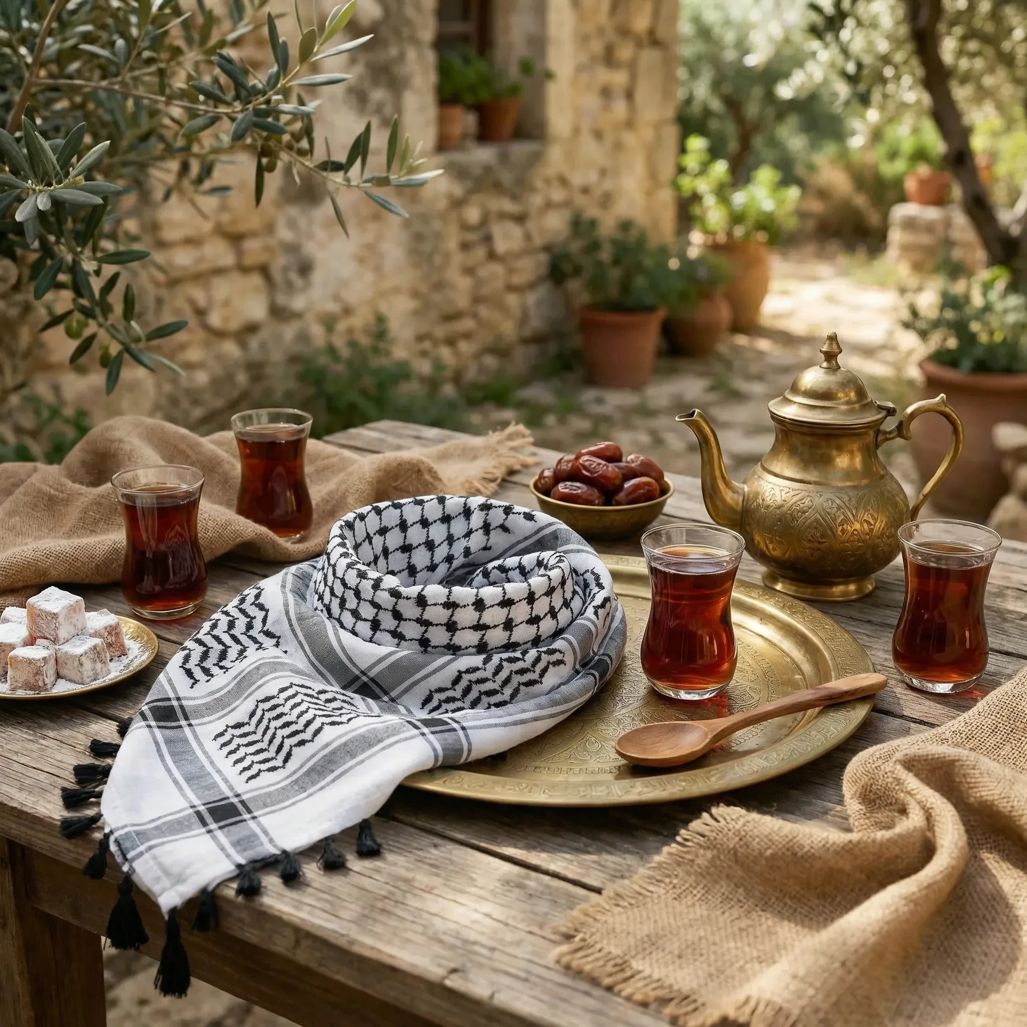 Pañuelo Kufiya (Keffiyeh) Palestina